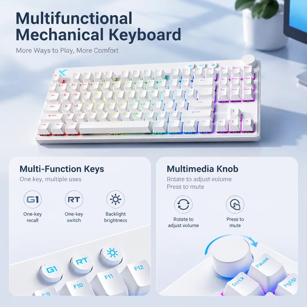 Gaming Keyboard Mini - Mchose Mix87 – klawiatura do gier