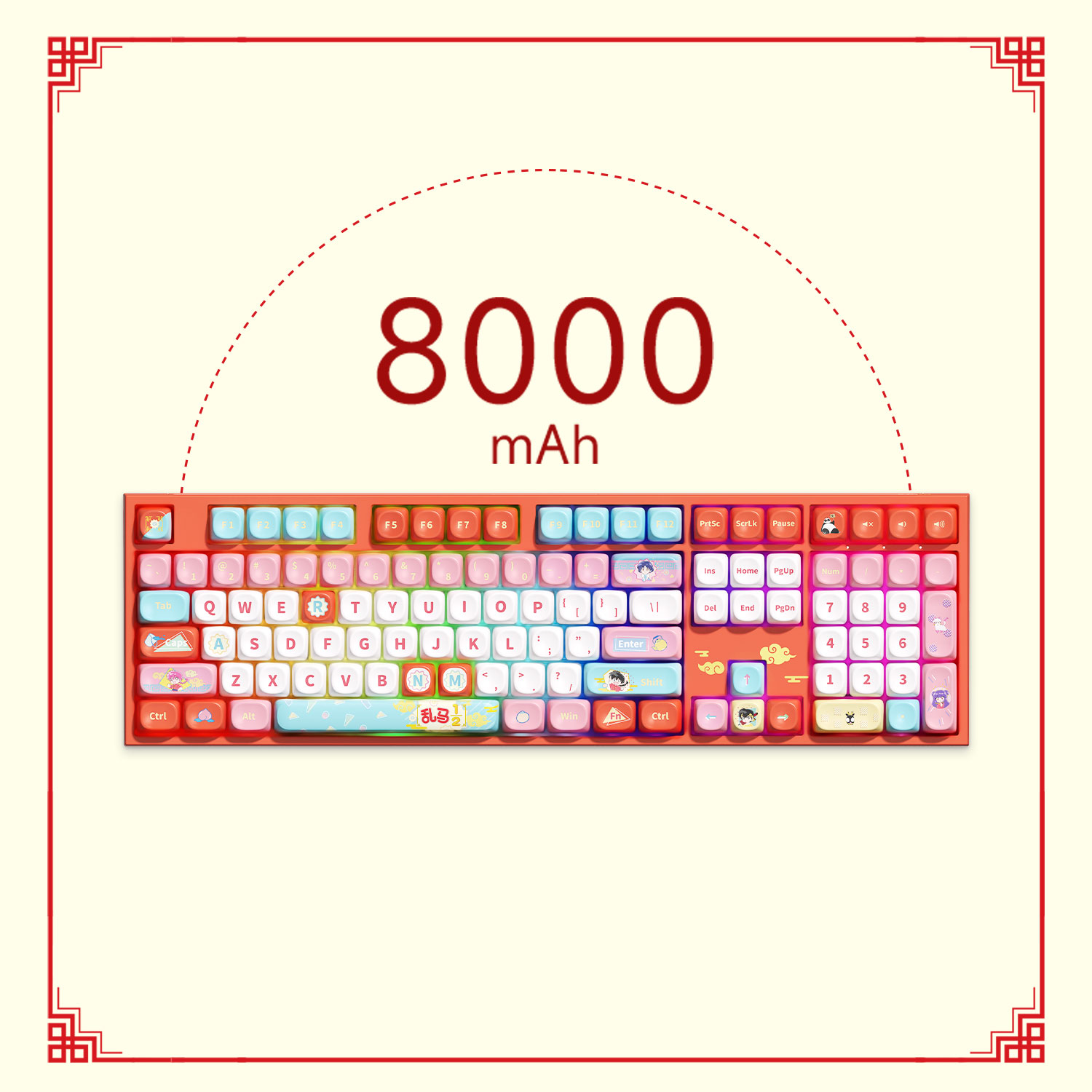 Klawiatura mechaniczna Akko 51 – Gaming Keyboard Hot Swappable recenzja i cena