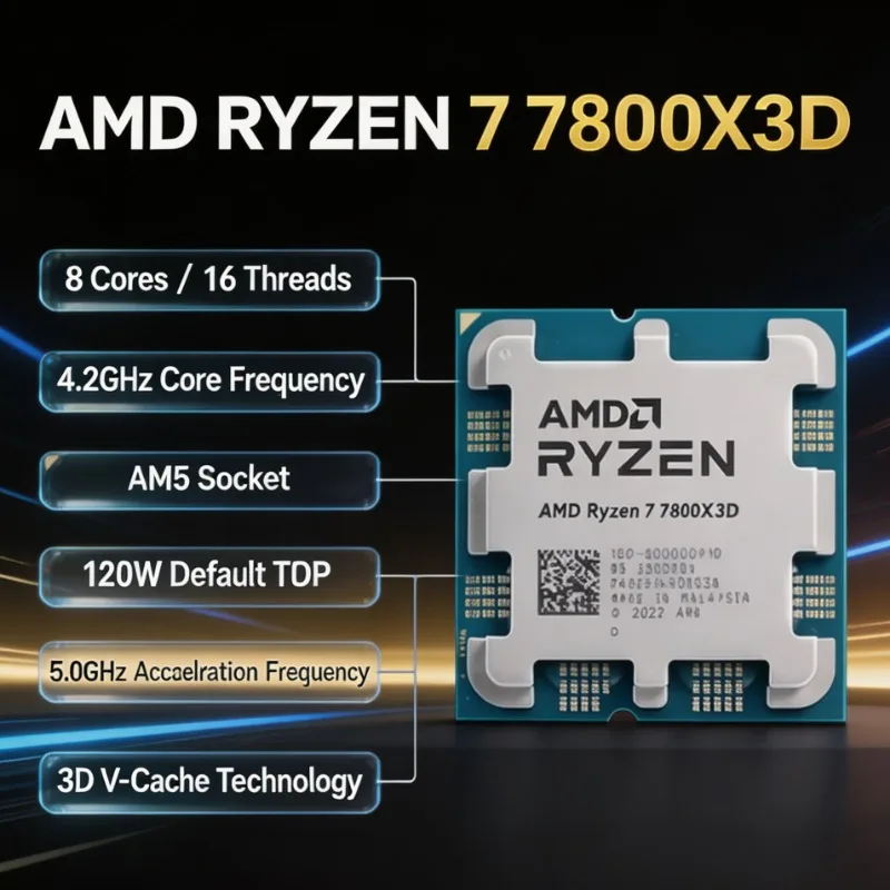 AMD Ryzen 7 7800X3D – 8-rdzeni – Amd Cpu Ryzen 7 recenzja i cena