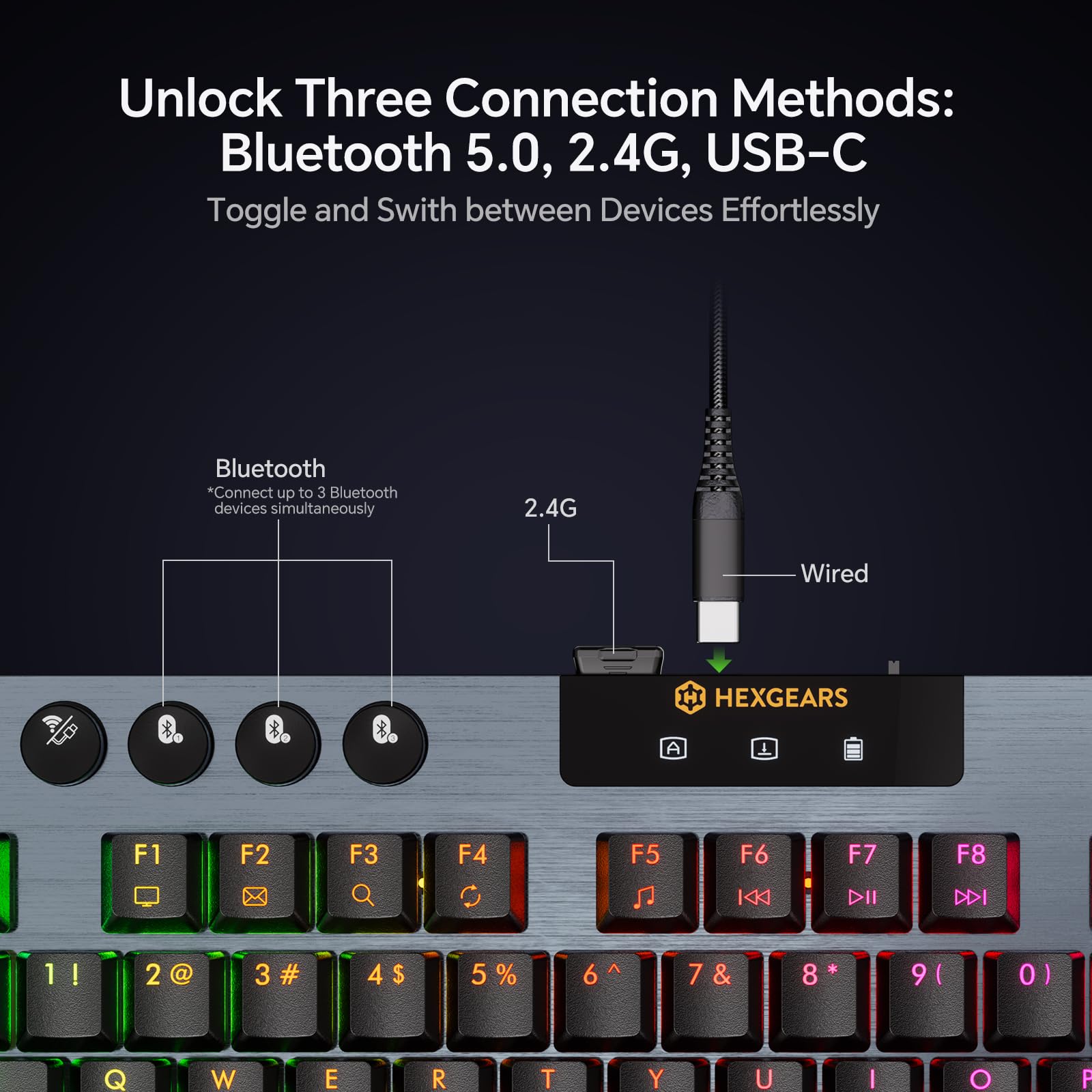 Klawiatura mechaniczna HEXGEAR – Gaming Keyboard Hot Swappable recenzja i cena