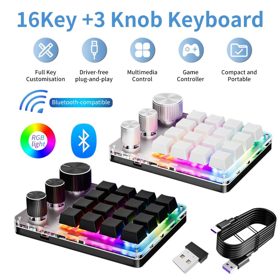 Bezprzewodowa klawiatura RGB B – Gaming Keyboard Mini recenzja i cena