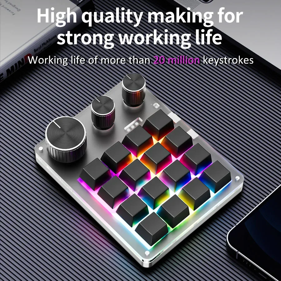Bezprzewodowa klawiatura RGB B – Gaming Keyboard Mini recenzja i cena