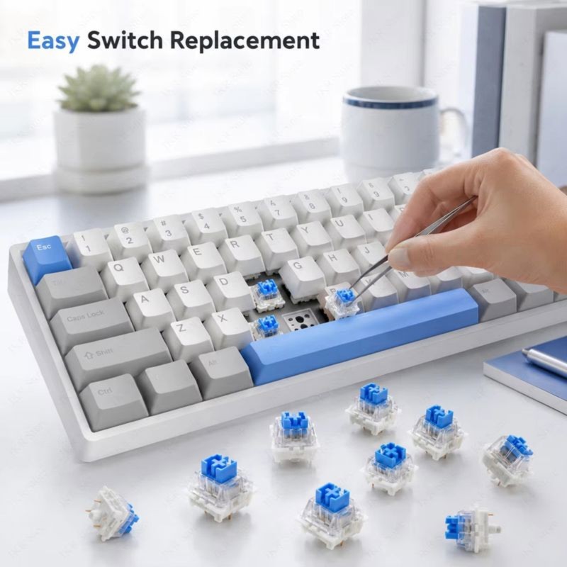 DT21 100 szt. Przełączniki do  – Keyboard Gaming Blue Switch recenzja i cena